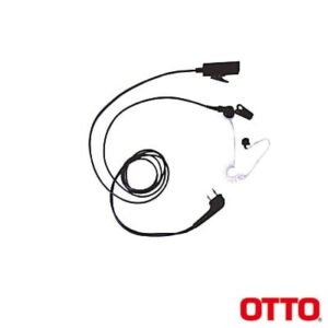 Kit de Micrófono-Audífono profesional de 2 Cables para KENWO...