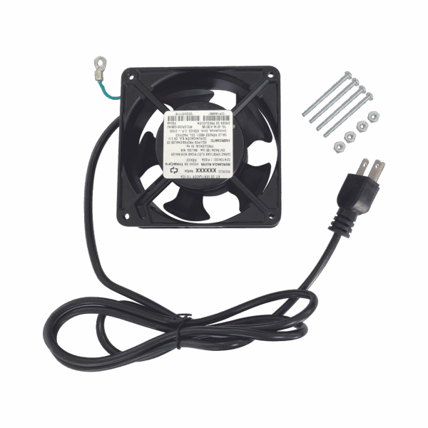 Ventilador 110 Vca de 12 x 12 cm con Cable y Clavija