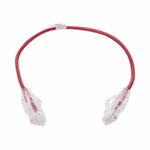 Cable de Parcheo Slim UTP Cat6 – 30 cm Rojo Diámetro R...