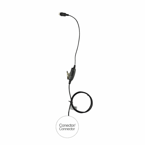 Micrófono de 1 cable serie LOC para KENWOOD PKT-23K