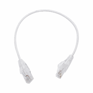 Cable de Parcheo Slim UTP Cat6 – 30 cm Blanco, Diámetr...