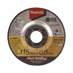 Disco 4 1/2″/ Inox y Acero  / Corte Rápido