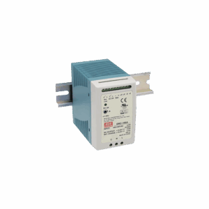 Fuente de poder Riel Din 12V, 100W con Cargador de Batería