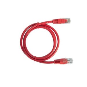 Cable de parcheo UTP Cat5e – 0.5 m – rojo