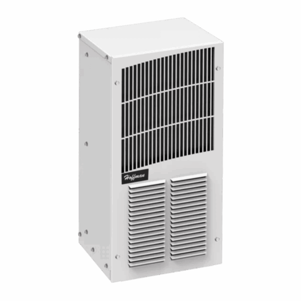 Aire Acondicionado Compacto Para Exterior, Uso en Gabinetes de Telecomunicaciones de Grado Industrial, Frío T20, 2000 BTU, 115 Vca, de Acero, Color Negro