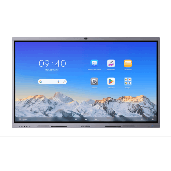 Pantalla Interactiva Touch de 75" Android 13 (Actualizable a Andriod 14) / Certificado EDLA / Cámara Web 8 MP / Resolución 4K / Bocinas Integradas / Entradas HDMI y VGA / Incluye 2 Lápices para Escribir