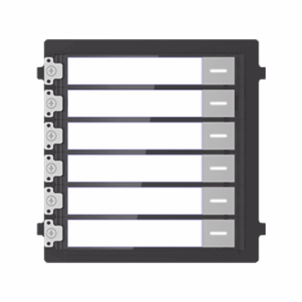Módulo de Botones Para Videoportero Modular / Llamada de un solo Toque / Soporta Hasta 6 Monitores Principales