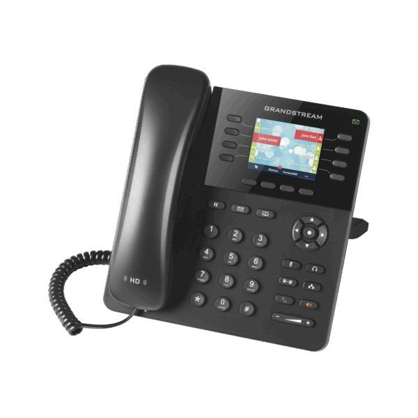 Teléfono IP SMB PoE 8 Líneas 4 Teclas de Función y conferencia de 4 vías. PoE