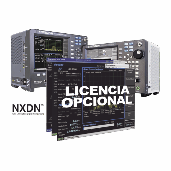Opción de Software para prueba de Sistemas con Protocolo NXDN en R8000 /R8100.