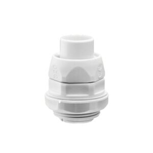 Conector (Racor) de tubería flexible a caja, PVC Auto-Exting...