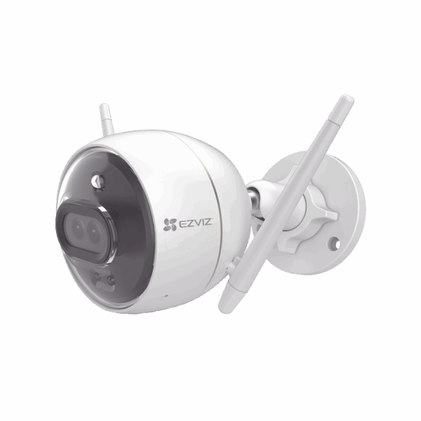 Bala IP 2 Megapíxel / Wi-Fi  / Doble Lente / COLORES EN OSCURIDAD / Deteccion de Personas o Vehículos  / Cruce de Línea / Intrusión a un área / Audio de dos vías / Luz Estroboscópica / Sirena / MicroSD