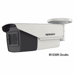 Bullet TURBOHD 4K (8Megapixeles) / Lente Mot. 2.7 a 13.5 mm / Potente IR EXIR de 80 mts / Exterior IP67 / 12 Vcc – 24 VCA / dWDR
