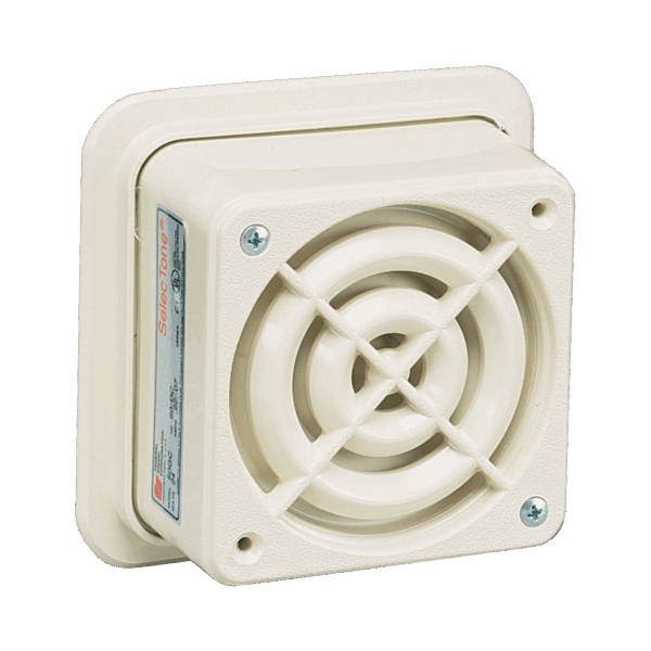 Altavoz amplificado Selectone, UL y cUL, 24 Vcd, montaje en superficie