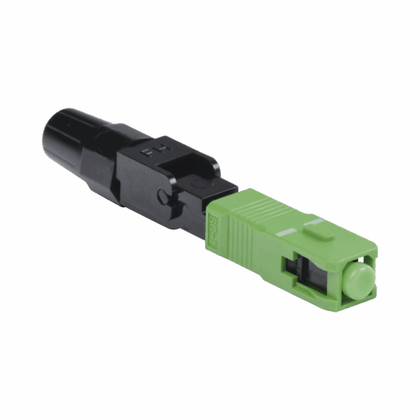 Conector Rápido de Instalación en Campo, Monomodo, SC/APC, pre-pulido, re-terminable, ideal para Aplicaciones FTTx