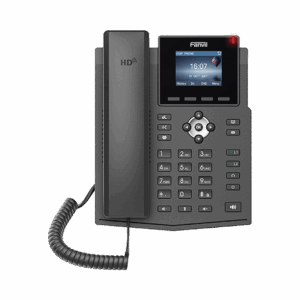 Teléfono IP empresarial para 4 líneas SIP con pantalla LCD d...