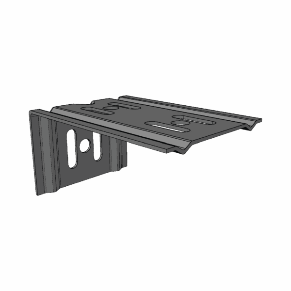 Ménsula Para MallaFils, para montaje en pared, para anchos de charola de 100 mm, con acabado electrozinc
