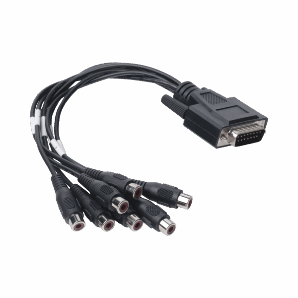 Adaptador de 7 entradas de Audio para DVR´s epcom y HIKVISION
