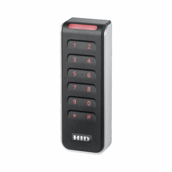 Lector con Teclado Capacitivo SIGNO Multitecnologia/ 20KNKS-01-00001H/ Garantia de Por Vida/ Pigtail/Wiegand & OSDP/Mullion