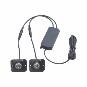 Par de Lámparas Ultra Brillantes con 6 LEDs cada una, Color Azul/Claro, Ideales para Vehículos Encubierto