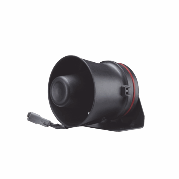 Bocina de uso Rudo para Motocicleta de 100 W, Alto Rendimiento y Base en Aluminio, 8 Ohm de Impedancia