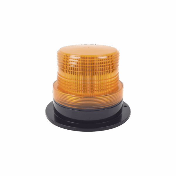 Burbuja brillante  de Larga Vida Útil con 8 LEDs, color ámbar, domo ámbar