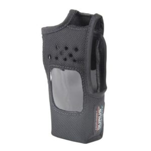 Funda de Nylon, clip metálico-cinto, capuchón auto-adherible...