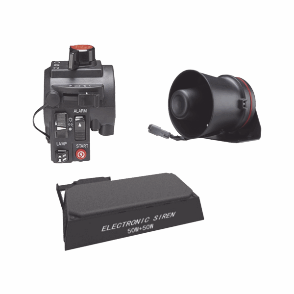 Kit para motocicleta EPCOM INDUSTRIAL, sirena/bocina de 100 Watt y controlador