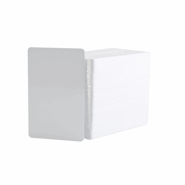 Paquete de 500 tarjetas de PVC UltraCard 30 mil CR80/ Diseñadas para impresión/ Sin Tecnología