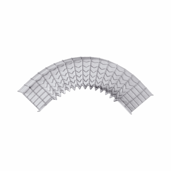 Curva Pre-Fabricada Horizontal de 90° con medidas de 54 mm de Peralte y 200 mm Ancho (54/200 mm)
