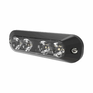 Luz perimetral, 4 LEDs Ultra Brillantes, color Rojo / Claro