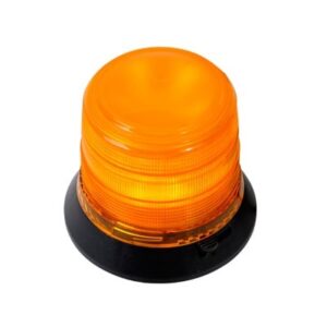 Burbuja Brillante de 6 LEDs, Color Ámbar con Montaje Magnéti...