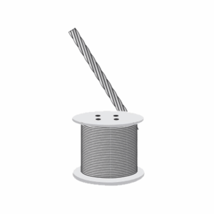 Cable de Retenida 7 Hilos , Resistencia 600 kg, Diámetro 1/8″ (Metro).