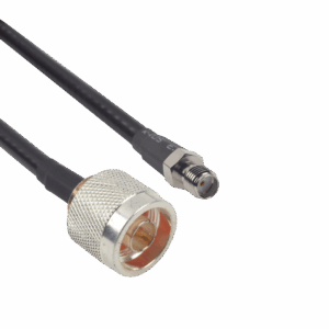 Cable LMR-240UF (Ultra Flex) de 60 cm con conectores N Macho y SMA Hembra.
