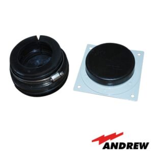 Placa y goma pasamuro para cable coaxial de 1/2″