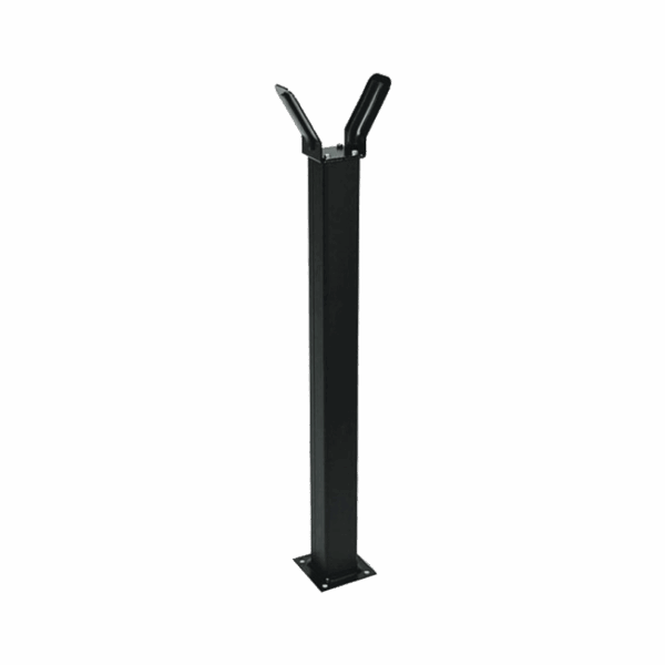 Descansa brazo para plumas de barrera vehicular