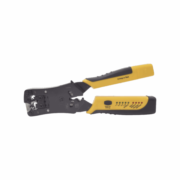 Pinza 3 en 1: Pelacables/ Terminado/ Probador para UTP. Enchufe Modular de Prueba para RJ45/RJ11/RJ22.