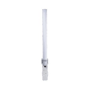 Antena Omnidireccional en 2.4 GHz, Rango de Frecuencias (2.3 – 2.5 GHz), Ganancia de 10 dBi, Doble Polaridad MIMO 2×2, Incluye Jumpers