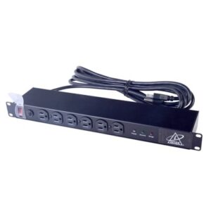 Protector Contra Sobretensiones de 120 VCA, 15 A, 12 Salidas...