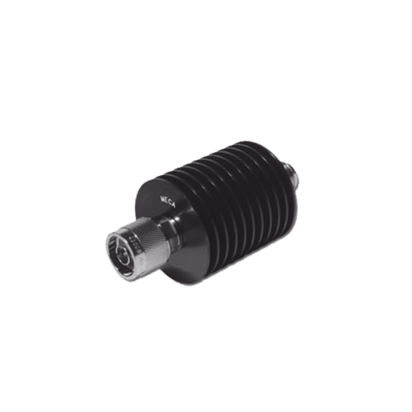 Atenuador en Línea de 20 dB, 20W Máximo, CD-3 GHz, Interiores, N Macho-Hembra.