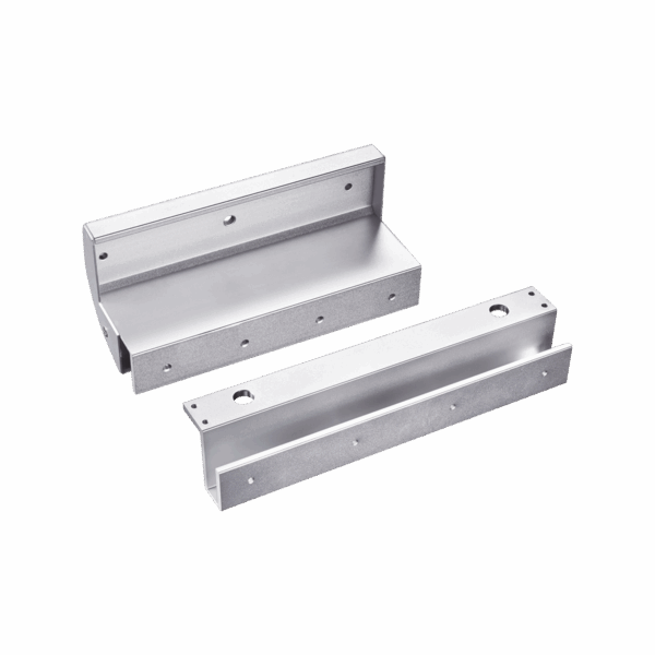 Montajes en U para puertas de Solo Cristal ( puerta y marco) para uso con Chapa Magnética MAG600NLED y MAG600NTLED