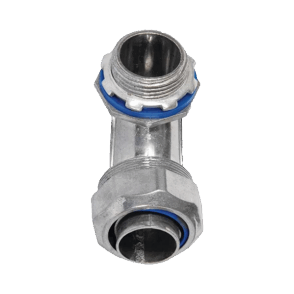 Conector Curvo para tubo tipo Liquidtight de 3/4"  (19 mm). Compatible con ANC-COT34.