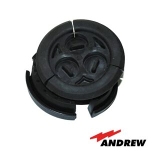 Bota pasamuro de 4″. Incluye 3 orificios para cable coaxial de 7/8″