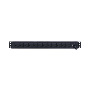 PDU Básico Para Distribución de Energía, Con 12 Tomas NEMA 5-15R Traseras, 1UR, 15 Amp, 120 Vca