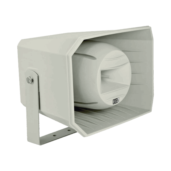 Bocina HiFi PoE Ethernet IP, de 2 vias 30W, grado de protección IP66 Gris Claro