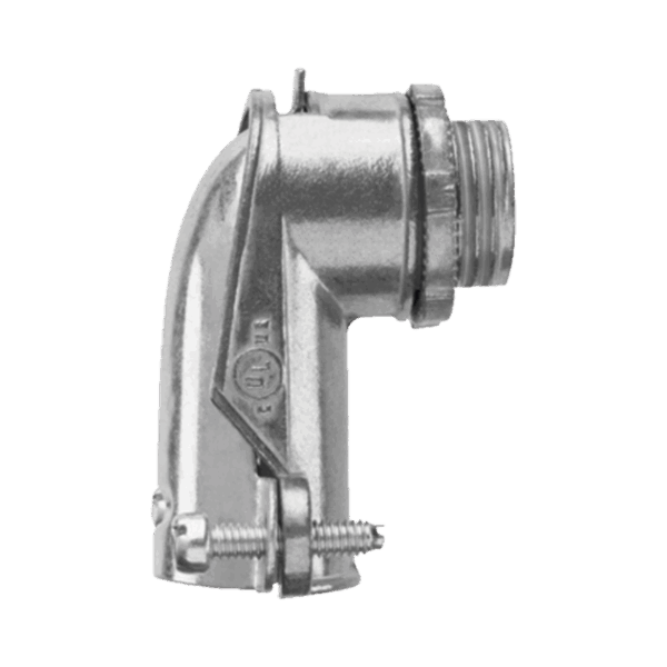 Conector curvo para tubo flexible 3/4"  (19 mm)