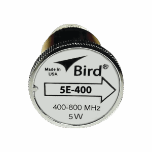 Elemento de 5 Watt en Línea 7/8″ para Wattmetro BIRD 43 en Rango de Frecuencia de 400 a 800 MHz.