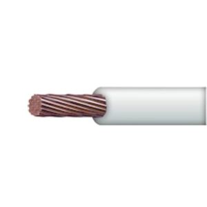 Cable Eléctrico 8 awg  color blanco,Conductor de cobre suave...