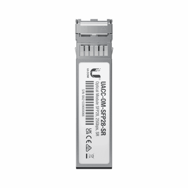 Transceptor de fibra óptica multimodo SFP28 hasta 25 Gbps con 2 conectores LC, hasta 100 mts