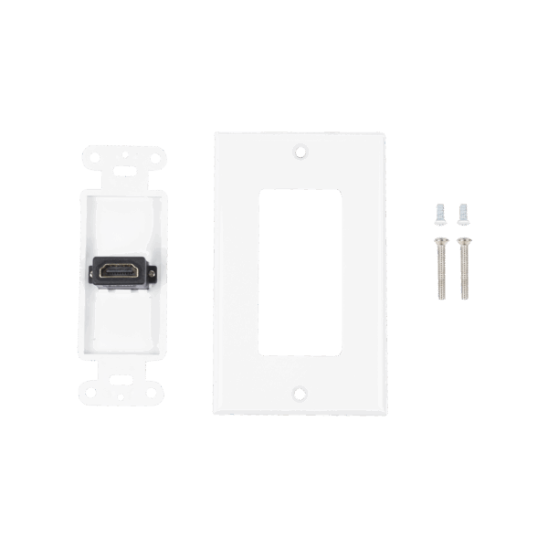 Placa de pared 1 puerto HDMI hembra a hembra