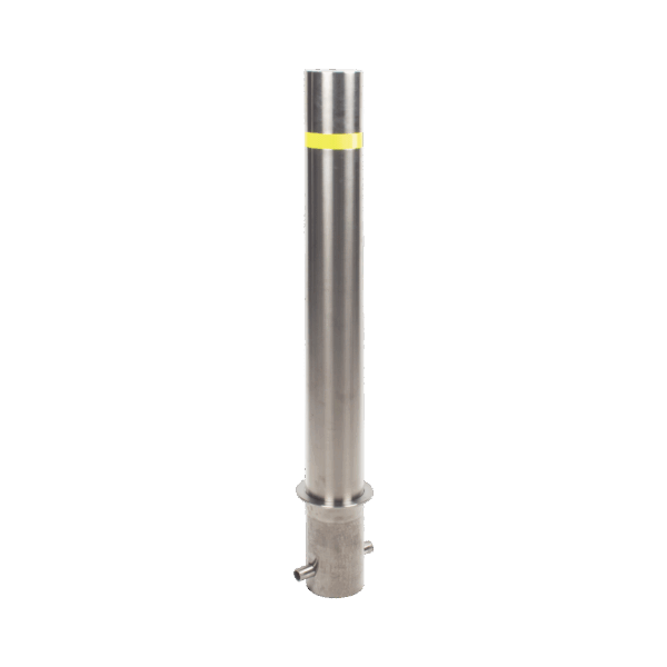 Bolardo Fijo de Acero Inoxidable de 900 mm de Altura / Ideal para aplicaciones delimitaciones de automóviles